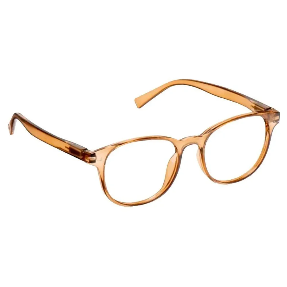 Peepers Orion Amber Readers Blue Light Blocking Reading Glasses 2.50 • NEW •